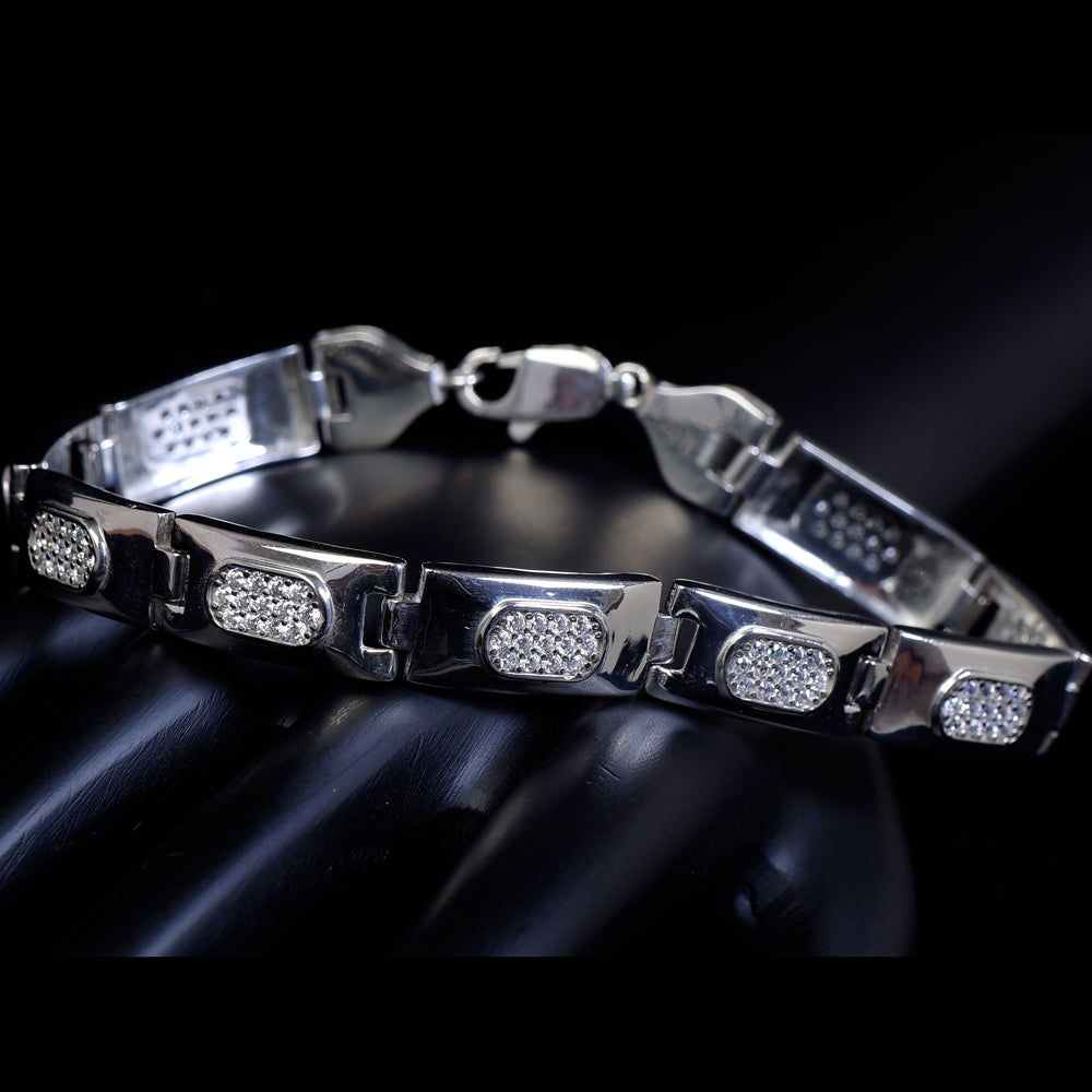 925 sterling silver bracelet for men