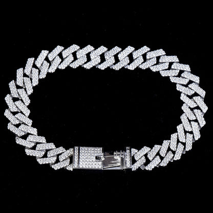 Hardik pandya style silver bracelet for men