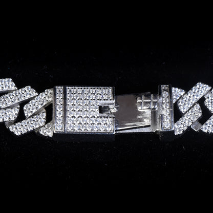 Hardik pandya style silver bracelet for men