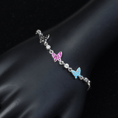 925 sterling silver cubic zirconia diamonds bracelet for women