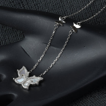 925 Sterling  Silver Butterfly necklace for women