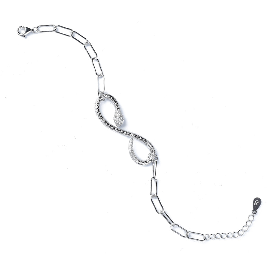 925 sterling silver infinity bracelet for women