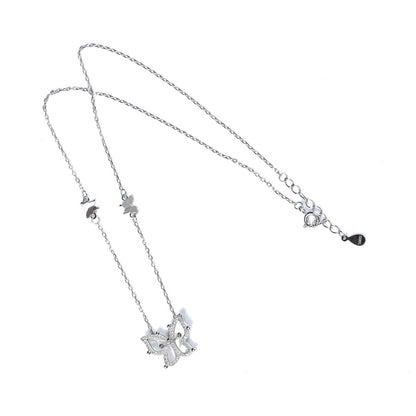 925 Sterling  Silver Butterfly necklace for women